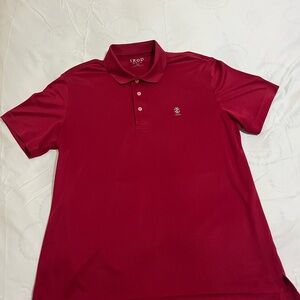 IZOD Golf Men's Polo Shirt in Rich Red Size Large